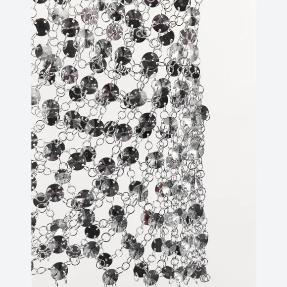 ZARA JEWEL CROP TOP SIZE M - Picture 8 of 10